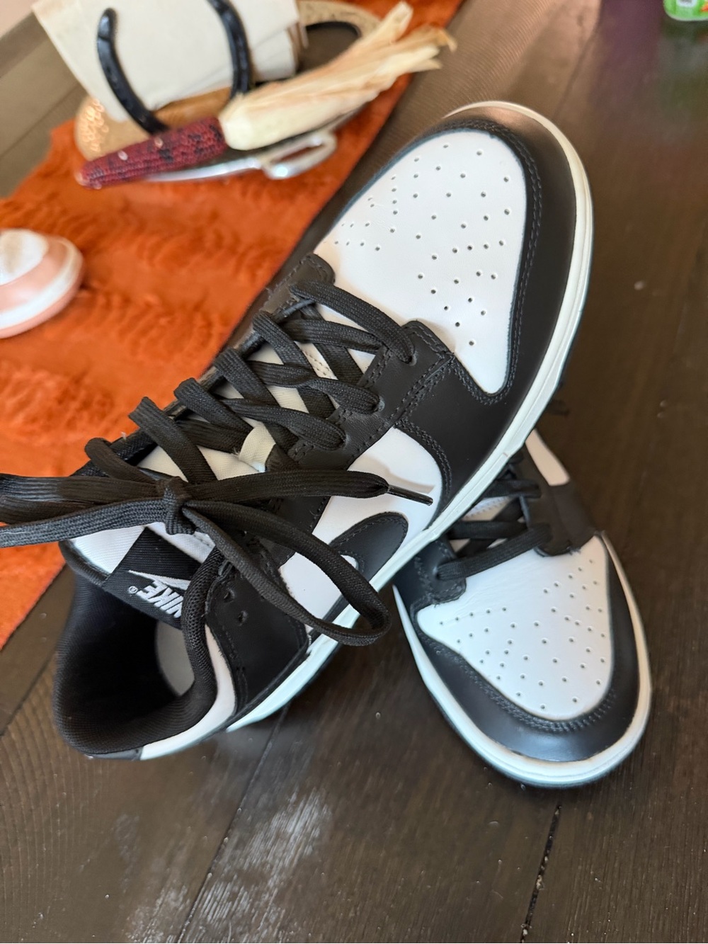 Nike Black and White Low-Top Athletic Sneakers